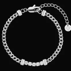 5 Stone Armband | 18K vergoldet