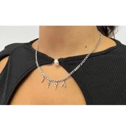Arabische Jahreszahl Kette | 18K vergoldet