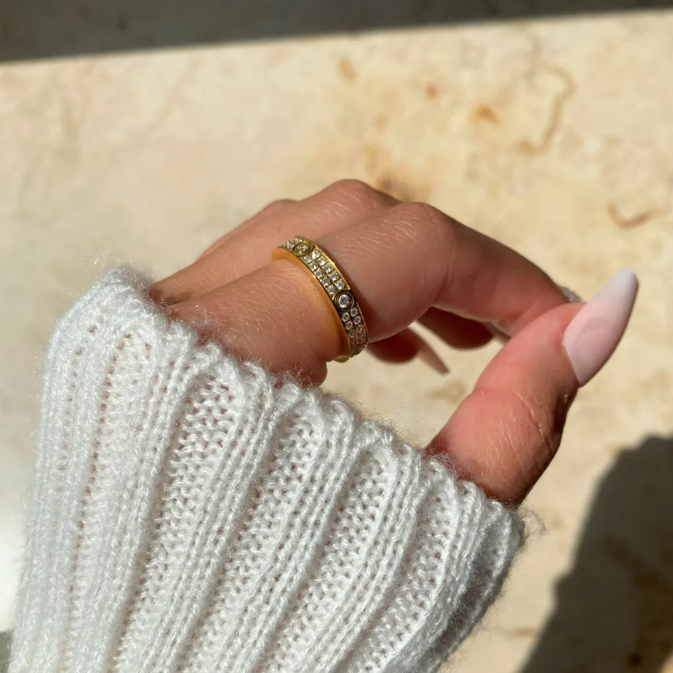 Arena Ring | 18K vergoldet