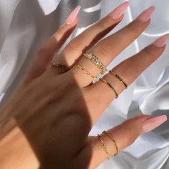 Aurelie Ring | 18K vergoldet