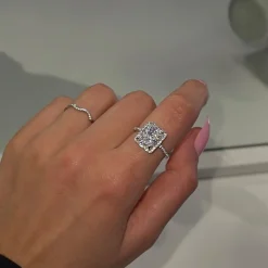 Big White Ring | 925 Echtsilber