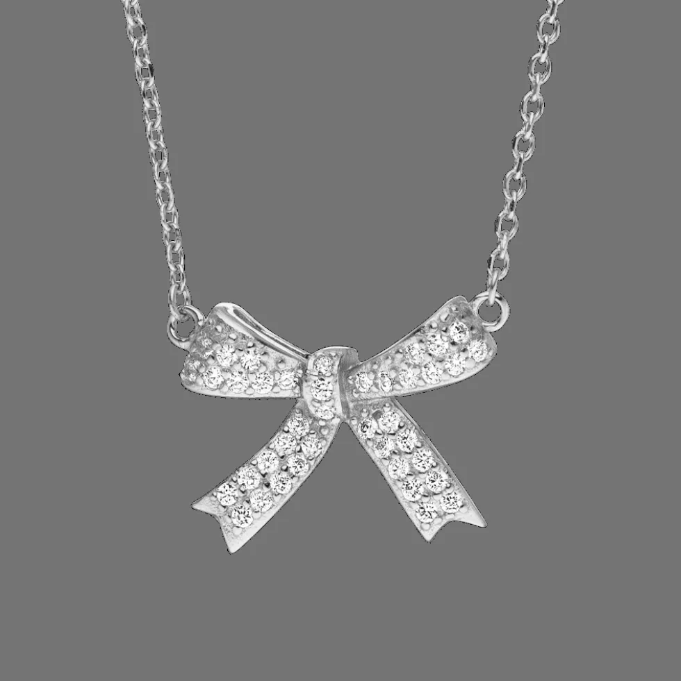 Bow Tie Halskette | 925 Echtsilber
