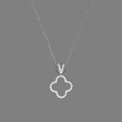 Bright Clover Kette | 18K vergoldet