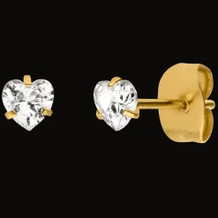 Bright Heart Ohrstecker | 18K vergoldet