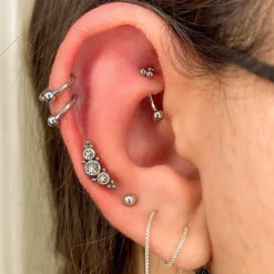 Bullets Rook Piercing | Chirurgenstahl