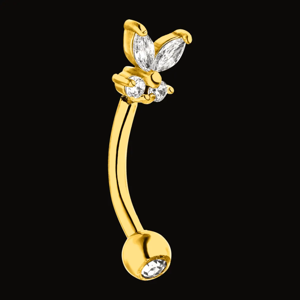 Butterfly Rook Piercing | Chirurgenstahl