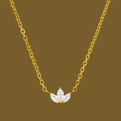 Cataleya Halskette | 18K vergoldet