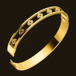 Clover Deluxe Armreif | 18K vergoldet