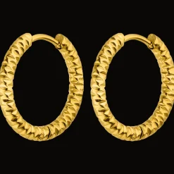Crushed Ohrringe | 18K vergoldet