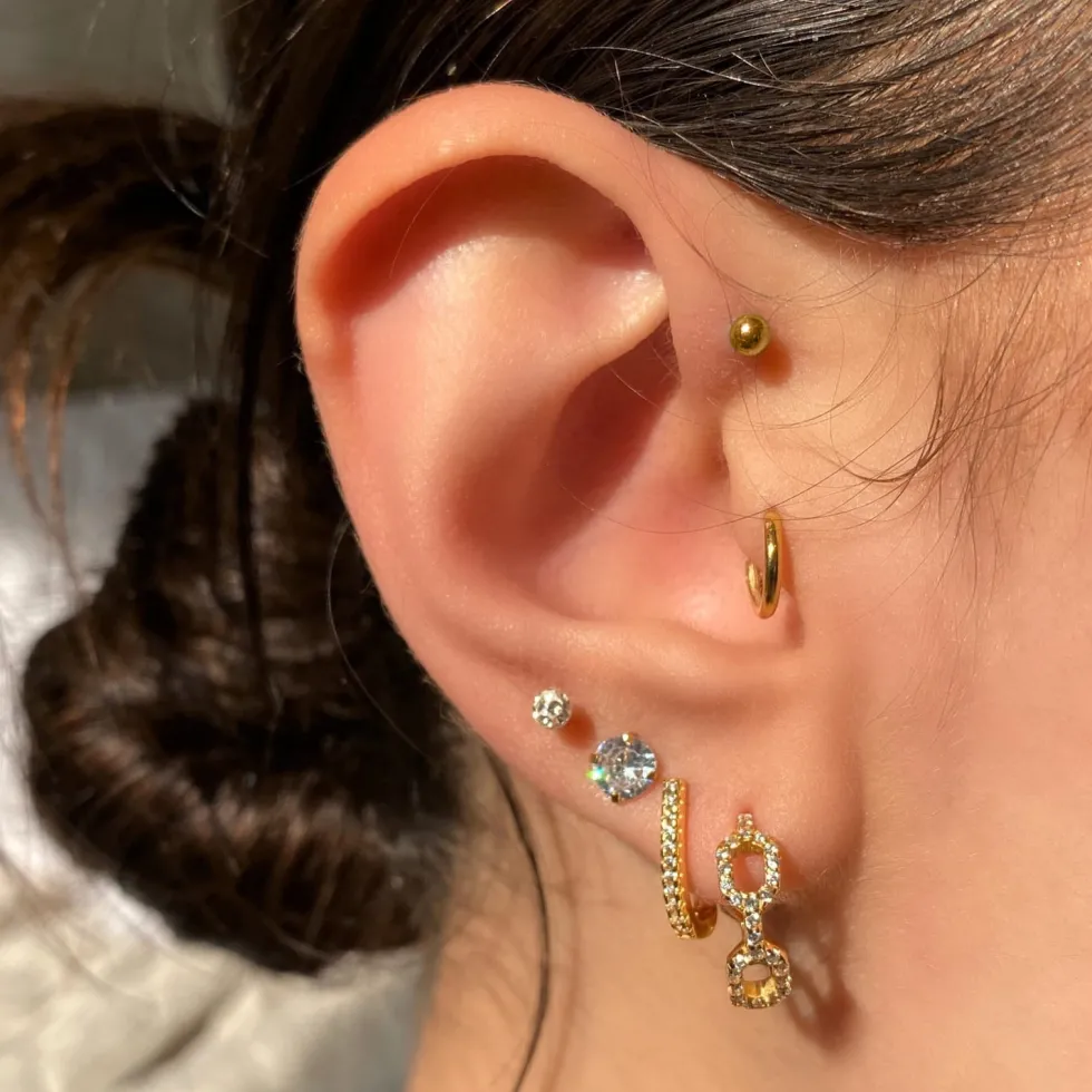 Crystal Ball Piercing | Chirurgenstahl