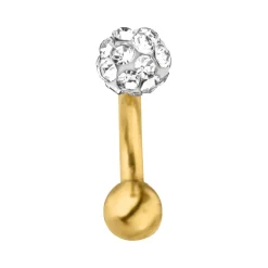 Crystal Ball Rook Piercing | Chirurgenstahl