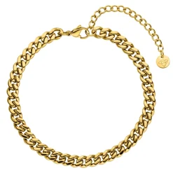 Cuba Fußkette | 18K vergoldet