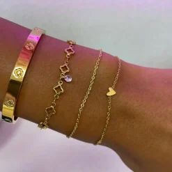 Cute Heart Armband | 18K vergoldet
