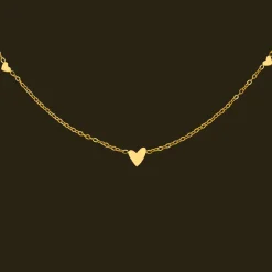 Cute Heart Halskette | 18K vergoldet