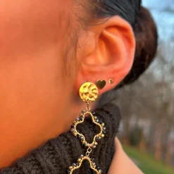 Cute Heart Ohrstecker | 18K vergoldet