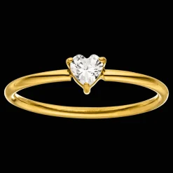 Cute Heart Ring | 18K vergoldet