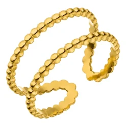 Dots Ring | 18K vergoldet
