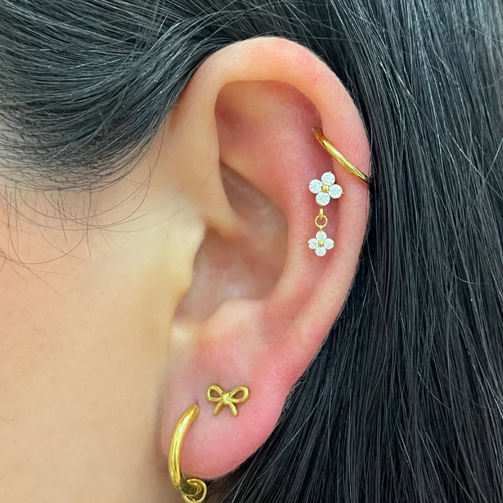 Double Four Piercing | Titan
