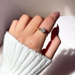 Double Rings Set | 18K vergoldet