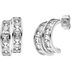 Double Shine Ohrstecker | 18K vergoldet