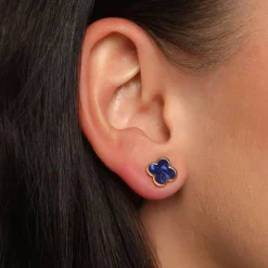 Dreamy Clover Ohrstecker | 18K vergoldet