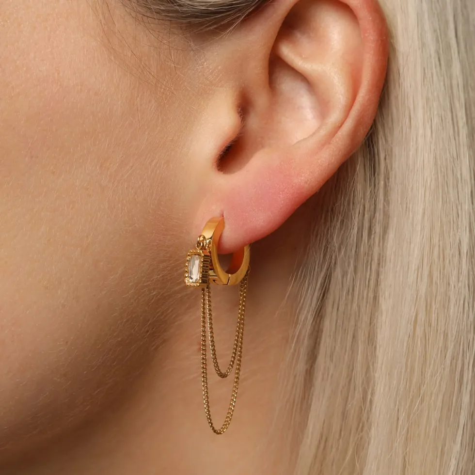 Felicia Ohrringe | 18K vergoldet