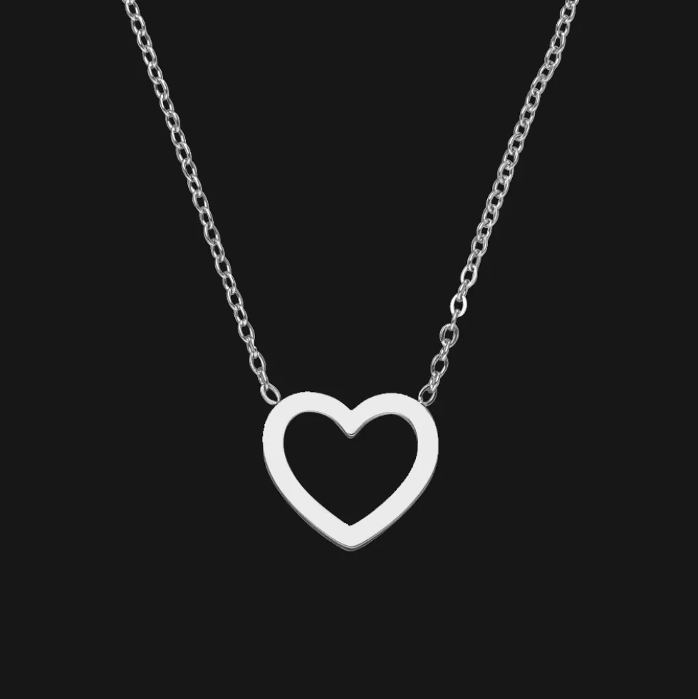Fine Heart Halskette | 18K vergoldet