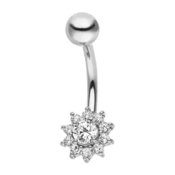 Flower Belly Piercing | Chirurgenstahl