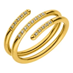Glow Loop Ring | 18K vergoldet