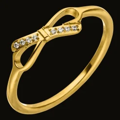 Glow Tie Ring | 18K vergoldet