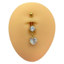 Heart Belly Piercing | Chirurgenstahl