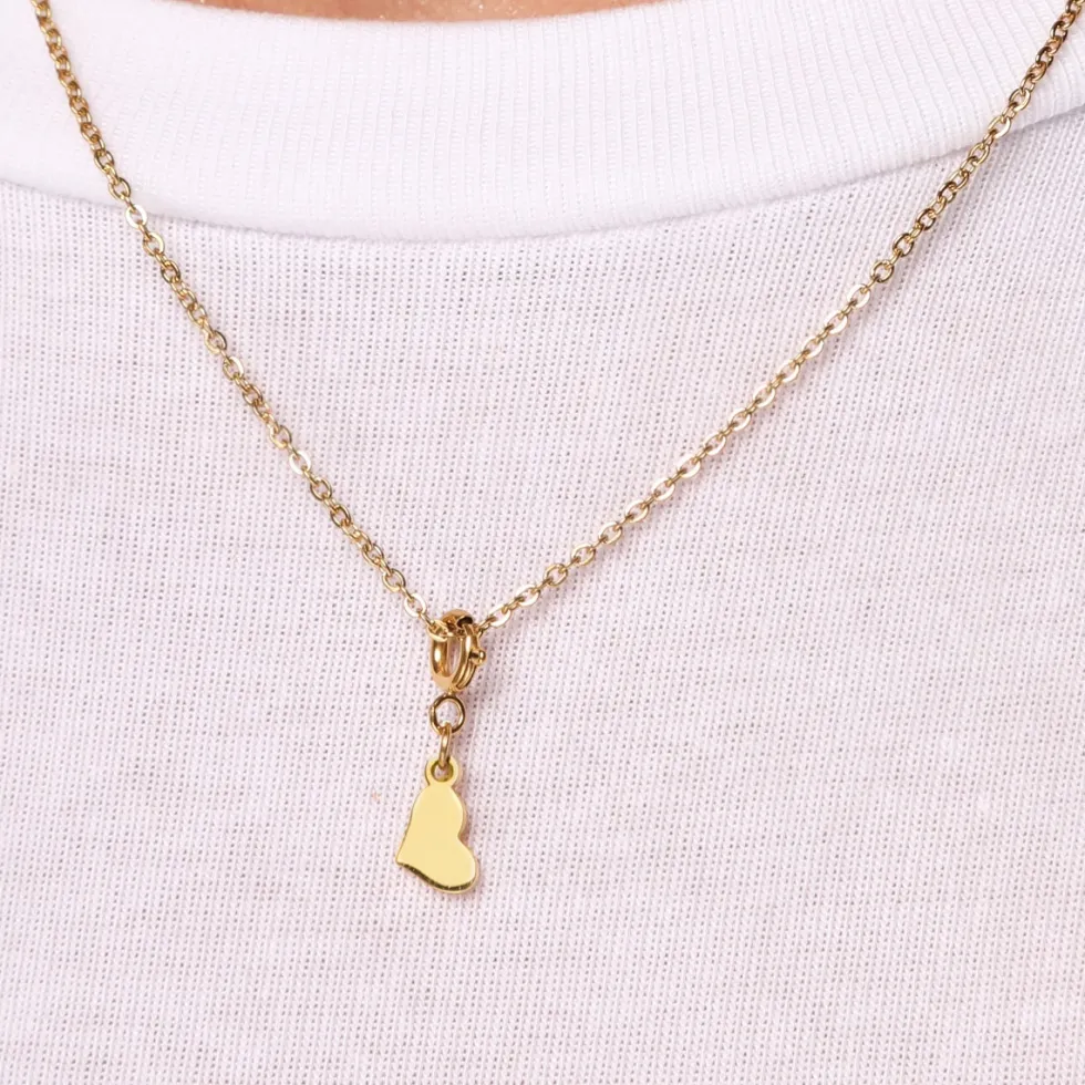 Hearty Charm | 18K vergoldet