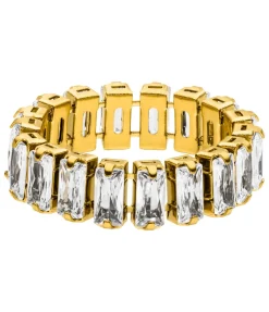 Icy Baguette Ring | 18K vergoldet