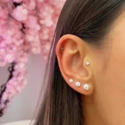 Jacinta Ohrstecker Set | 18K vergoldet