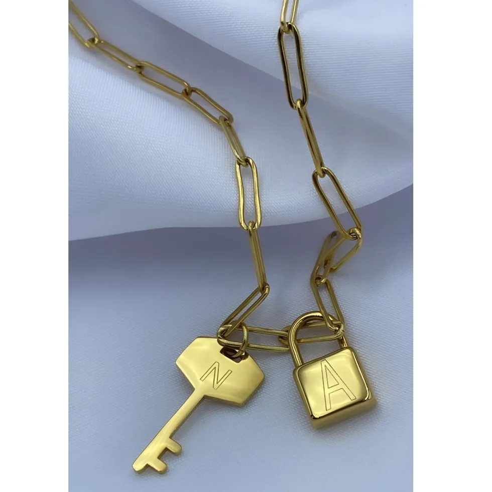 Key Lock | Halskette + Gravur