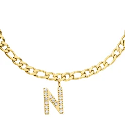 Letter Fußkette | 18K vergoldet
