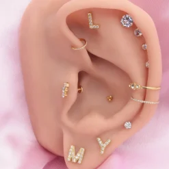 Letter Piercing | Chirurgenstahl