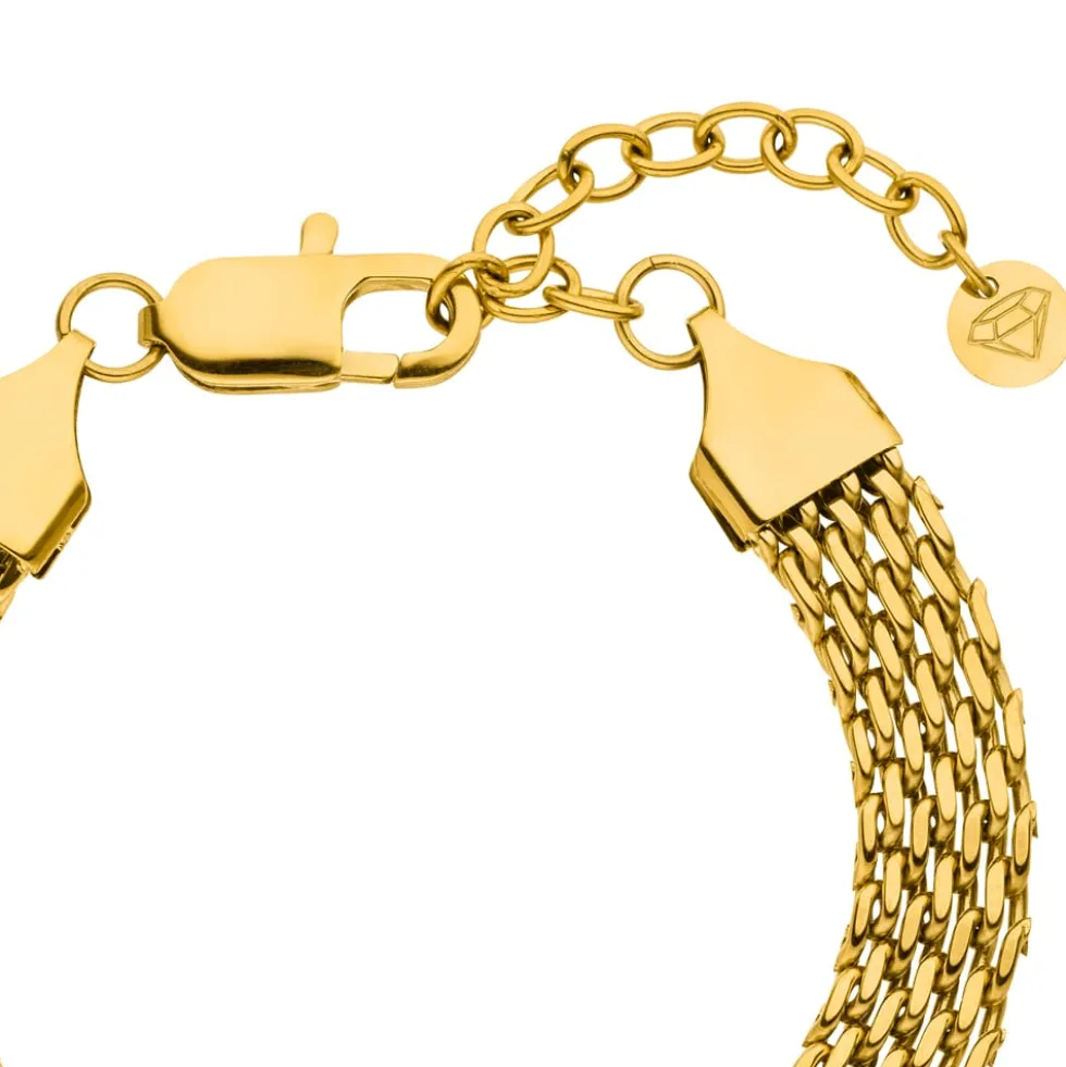Mesh Armband | 18K vergoldet