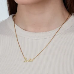 Namenskette Sidney | 18K vergoldet