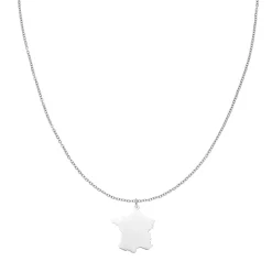 Nations Kette | Edelstahl Silber | Filigran