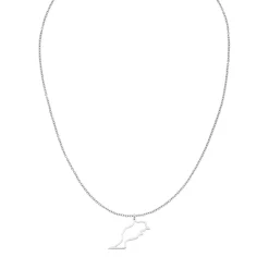 Nations Kette | Edelstahl Silber | Filigran