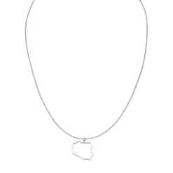 Nations Kette | Edelstahl Silber | Filigran