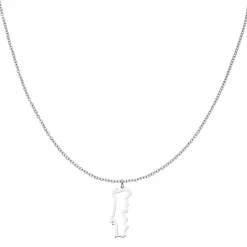 Nations Kette | Edelstahl Silber | Filigran