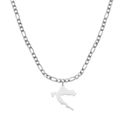 Nations Kette | Edelstahl Silber | Classic