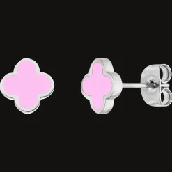 Pink Clover Ohrstecker | 18K vergoldet