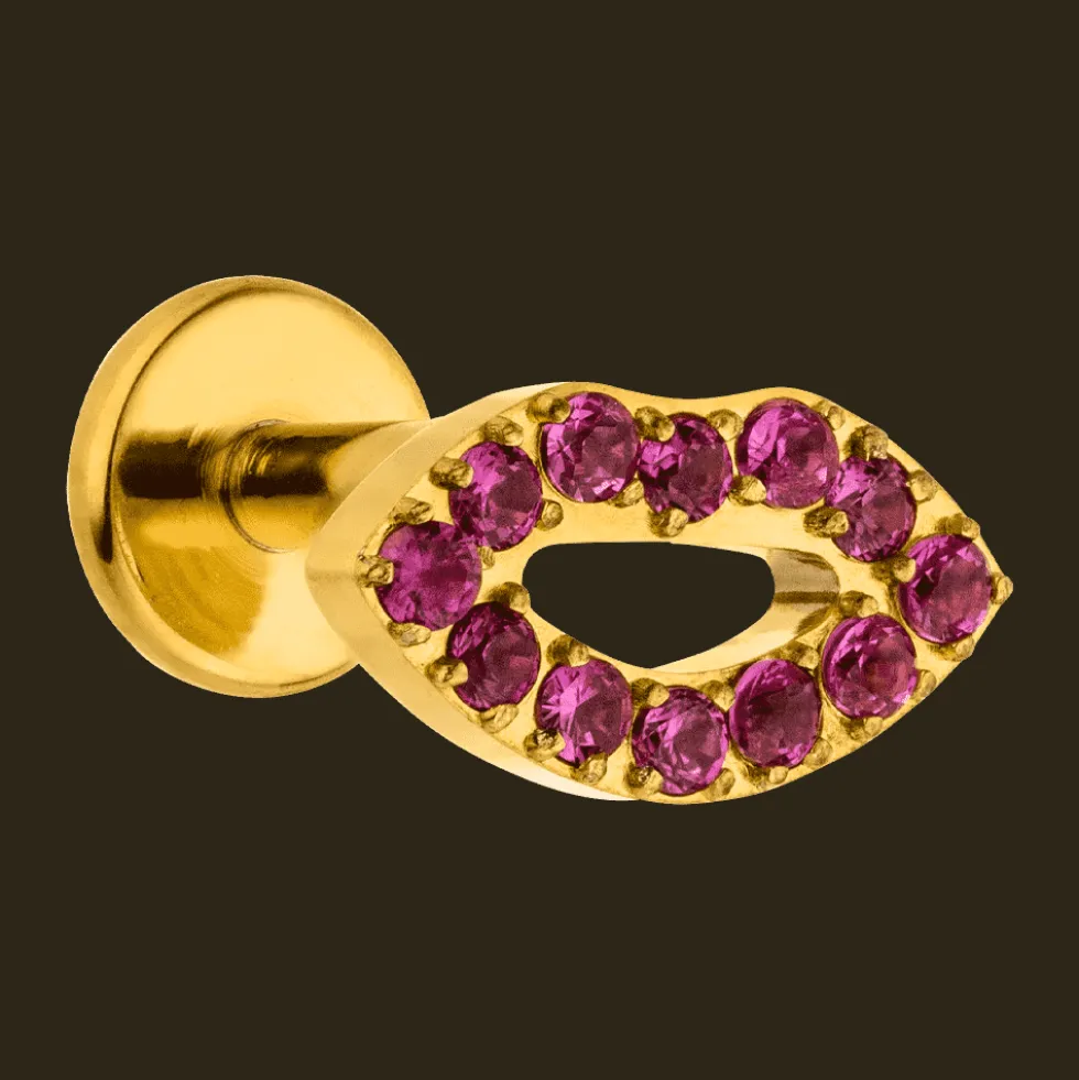 Pink Lips Piercing | Titan