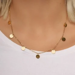 Plate Halskette | 18K vergoldet