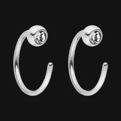 Shine Huggie | 18K vergoldet
