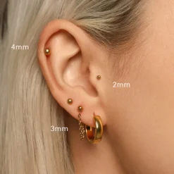 Simple Dot Piercing | Titan