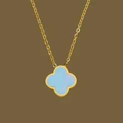 Sky Clover Kette | 18K vergoldet